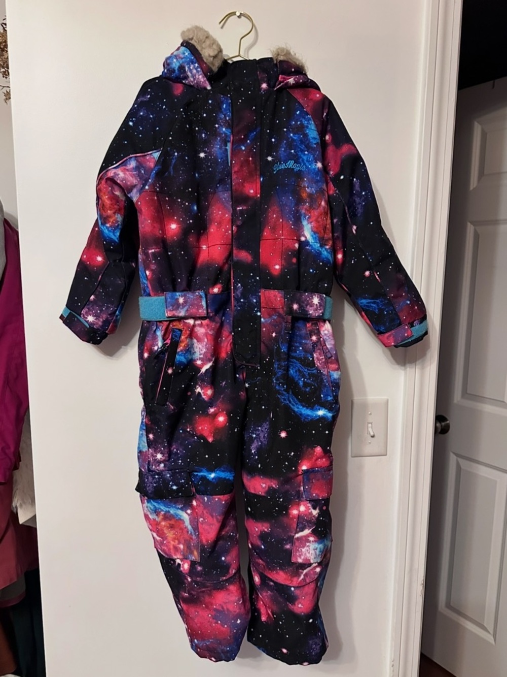 Kids Galaxy Print Snow Suit - Multicolor